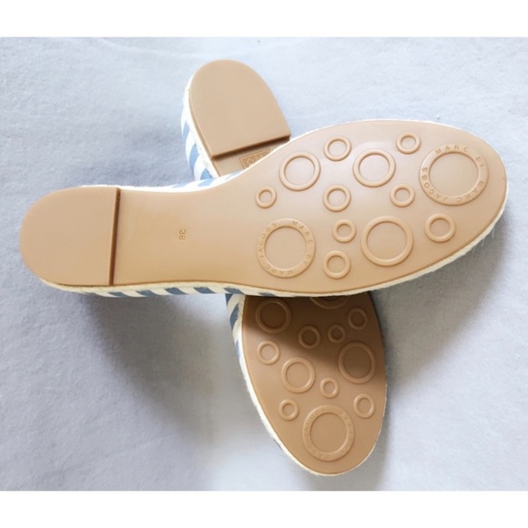 NIB Marc by Marc Jacobs Stripe Canvas Mouse Flat - Picture 3 of 4